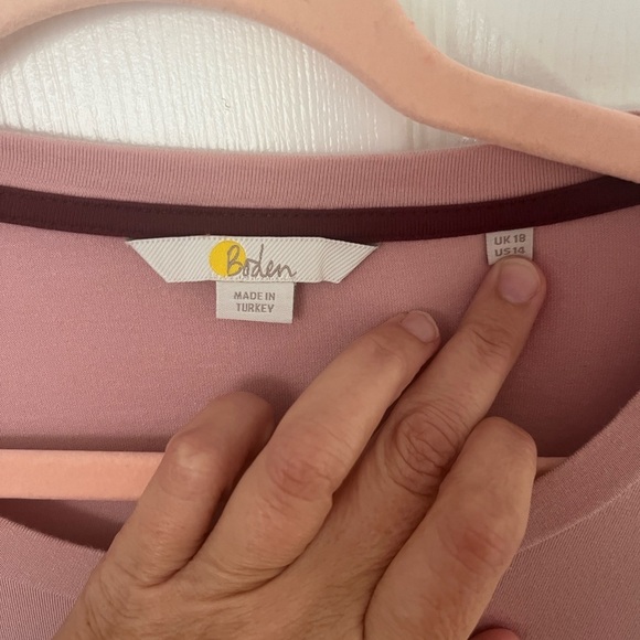 Boden Dusty Pink Short Sleeve Blouse - Picture 3 of 5